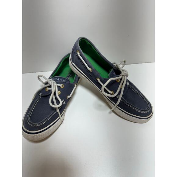 Sperry Top-Sider Sea Ketch Youth Kids Sneaker Loafer Sz 5M Blue Preppy School - Picture 1 of 7